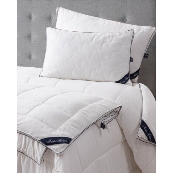 Brooks Brothers Rayon from Bamboo, microgel Cotton Queen Pillow 20”x30” NWT - Picture 4 of 4